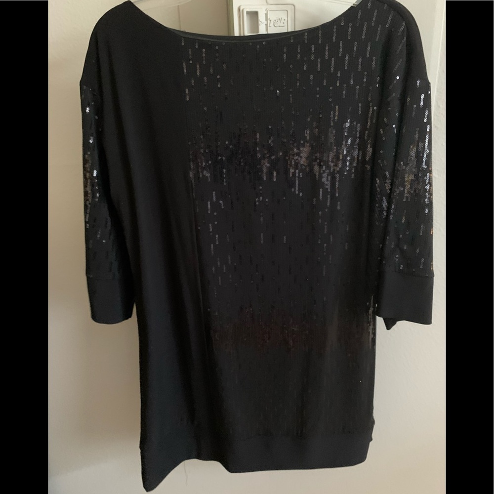 Joseph Ribkoff Black Sequin Dress